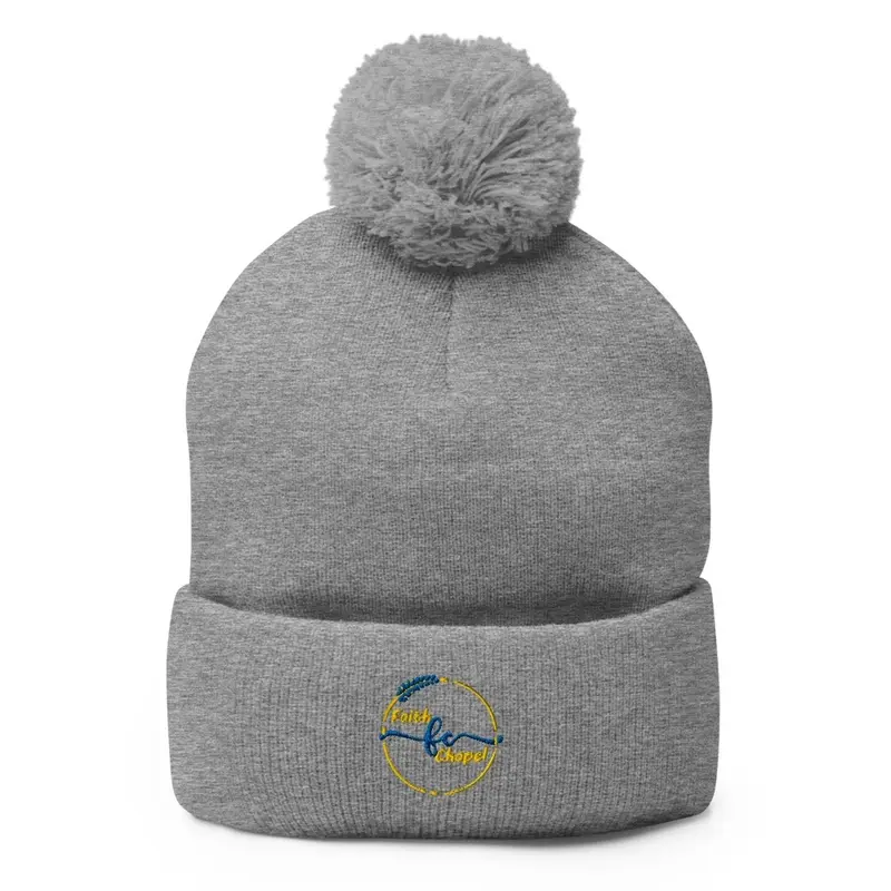 Faith Chapel pom pom beanie